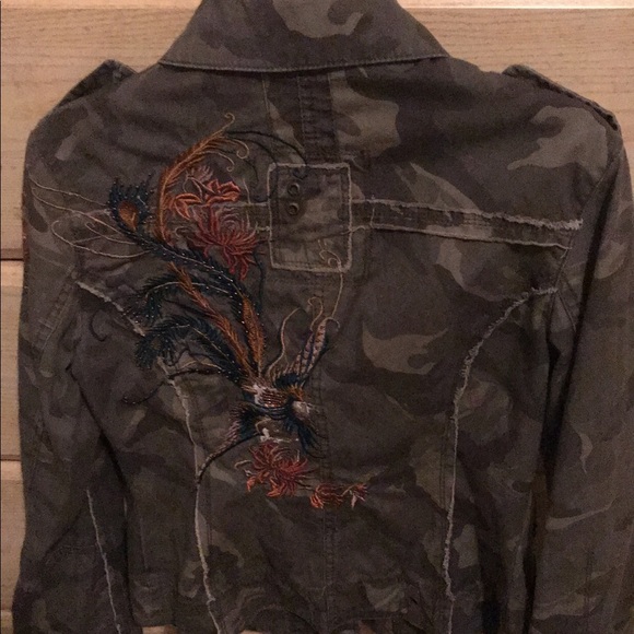 Green camo blazer - Picture 2 of 2